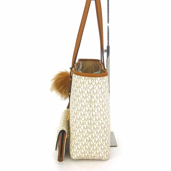 3PCS Michael Kors MD Carryall Tote Wallet Charms - Picture 3 of 8